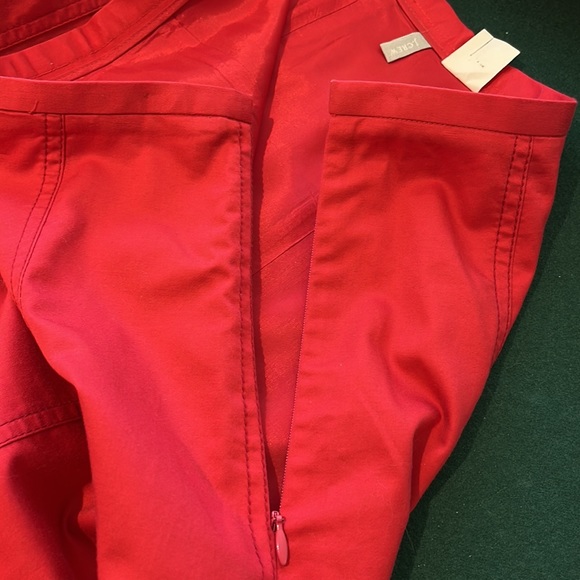 J. Crew 2000’s coral cotton a line skirt size 12 - Picture 7 of 10